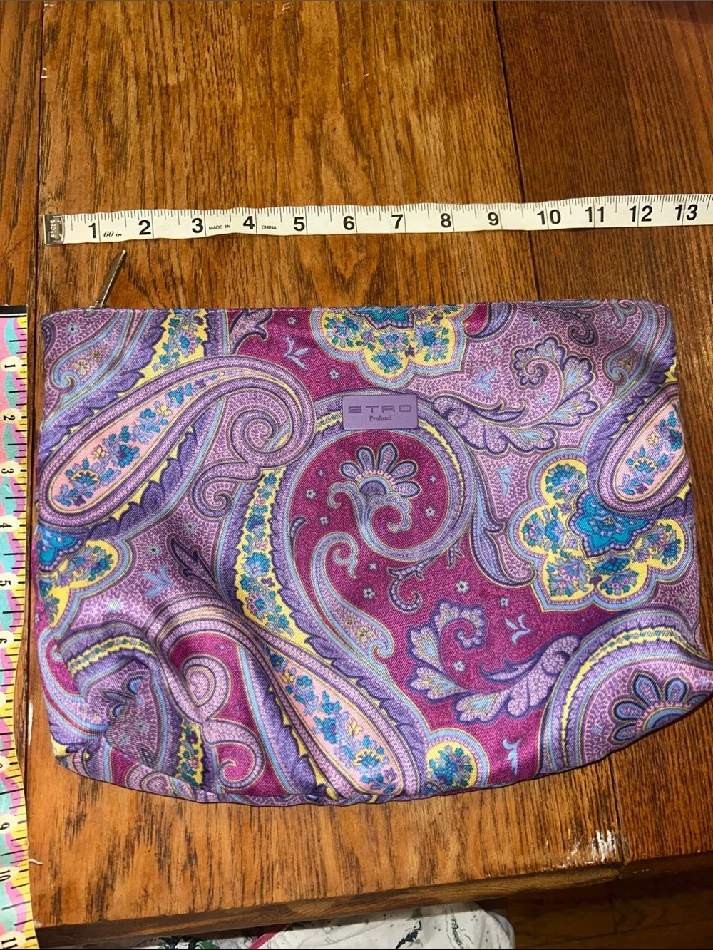Etro Made in Italy 🇮🇹 Paisley Travel 🧳 Pouch 👝 12 x 8”